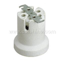 ceramic lamp holder with bracket