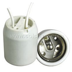 E40 lamp holder with wire