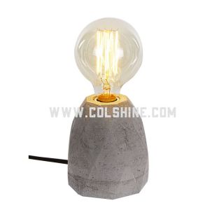 concrete light with fabric textile cable for Europe