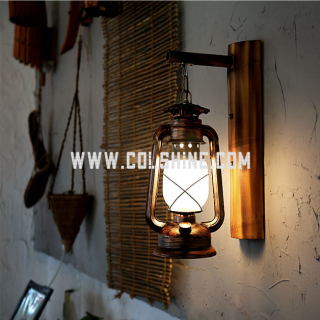 vintage metal pendant light