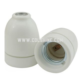 Vintage Retro Style Ceramic Porcelain E27 EDISON SCREW Heat Bulb Lamp Holder UK 