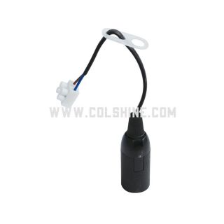 plastic lamp holder E14 with cable and terminals for pendant light