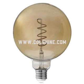 Decorative LED Filament Amber Globe Light Bulb