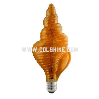 extra large gold glass LED filament light bulb