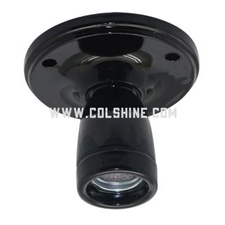 black porcelain e27 wall light and ceiling light