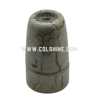 Ceramic lamp bulb holder for vintage lighting E14 250V